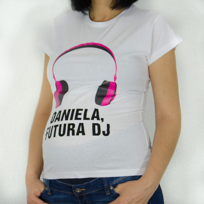 Regalos personalizados: Camisetas personalizadas: Camiseta personalizada futura dj