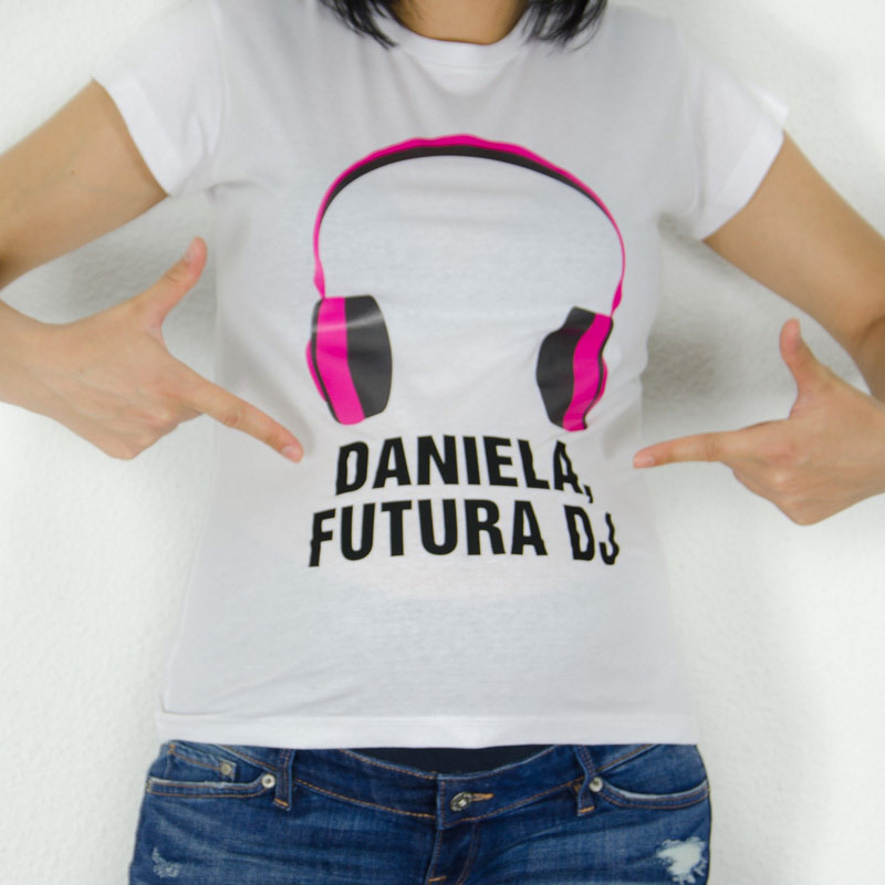 Regalos personalizados: Camisetas personalizadas: Camiseta personalizada futura dj