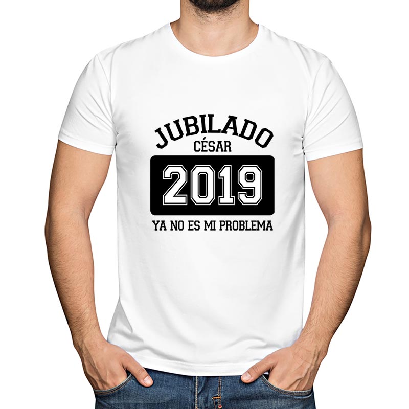 Regalos personalizados: Camisetas personalizadas: Camiseta personalizada jubilación