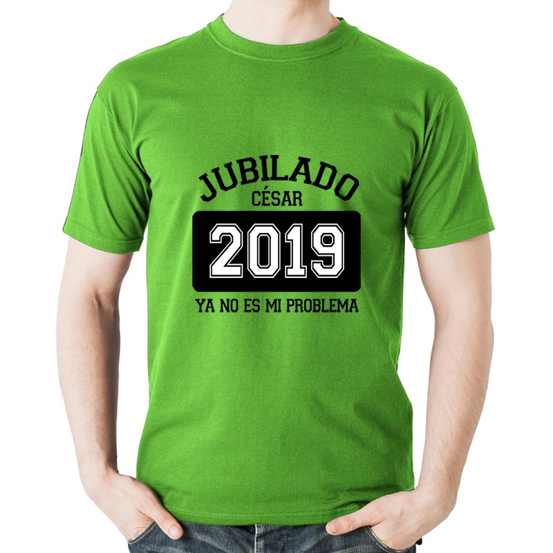 Regalos personalizados: Camisetas personalizadas: Camiseta personalizada jubilación