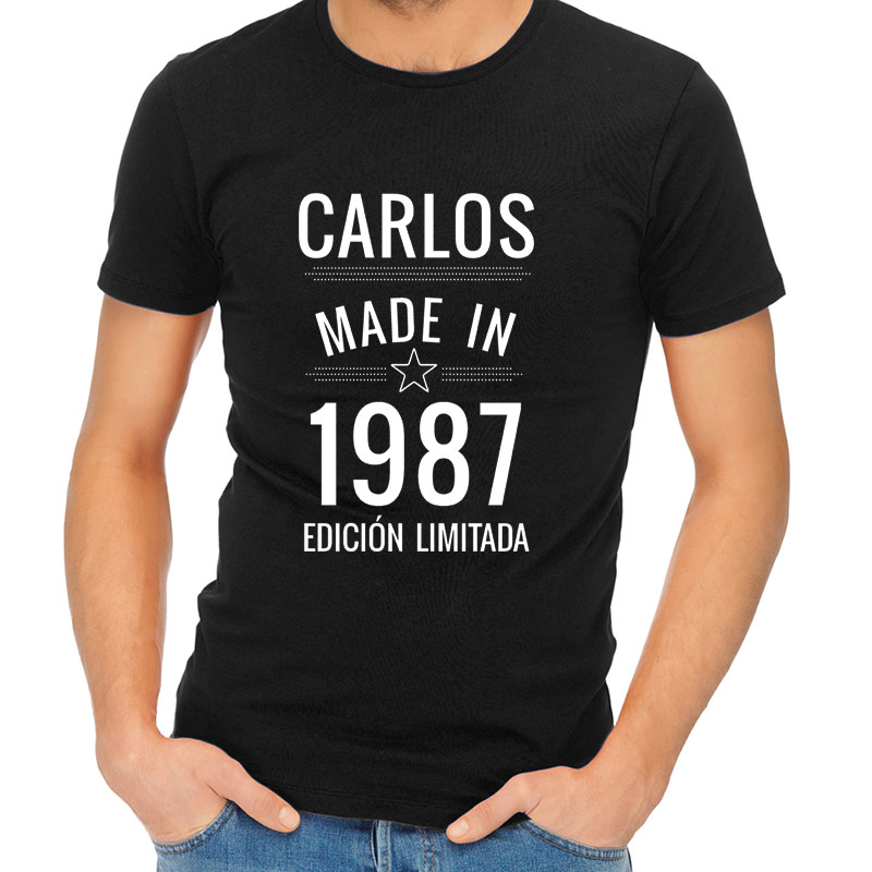 Camiseta Cumpleaños Hombre Personalizada-regalos personalizados