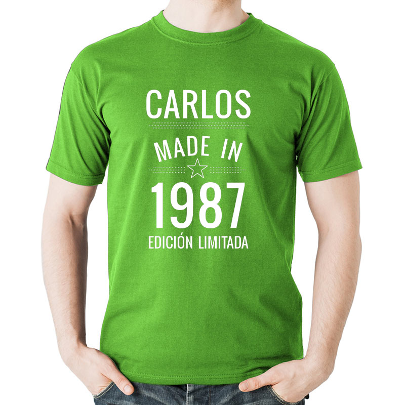 Regalos personalizados: Camisetas personalizadas: Camiseta personalizada 'Made in'