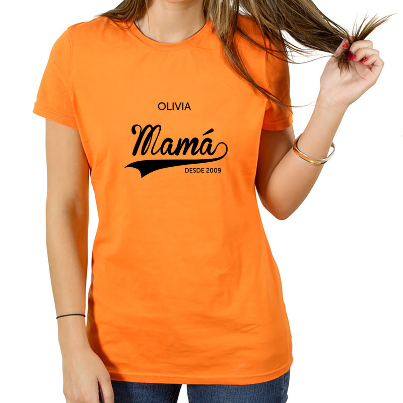 Regalos personalizados: Regalos con nombre: Camiseta personalizada Mamá desde...