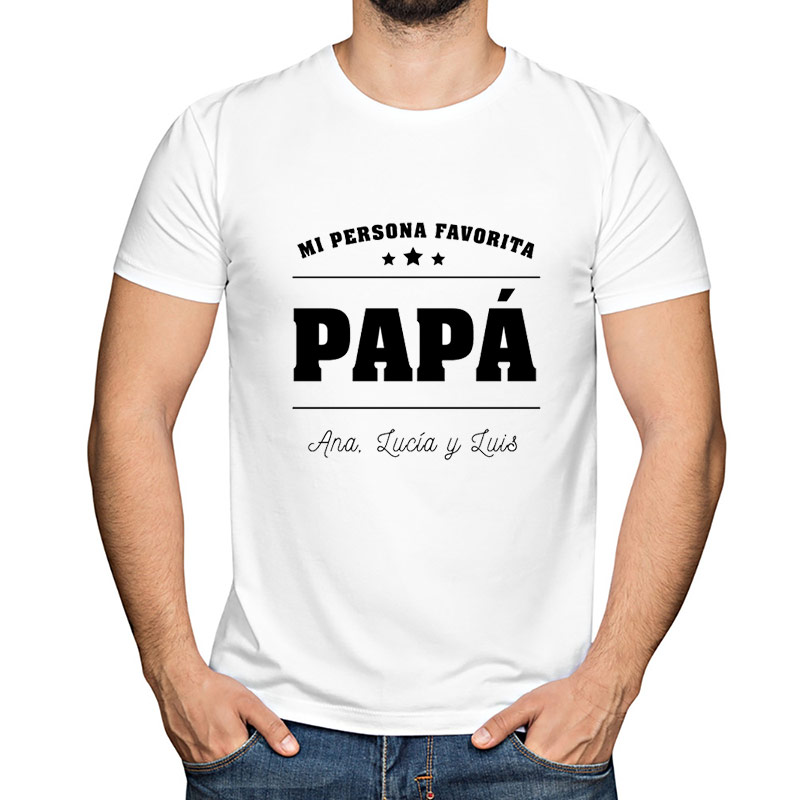 Regalos personalizados: Camisetas personalizadas: Camiseta personalizada Mi persona favorita