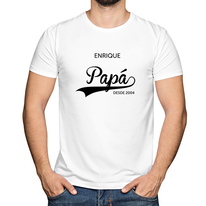 Regalos personalizados: Camisetas personalizadas: Camiseta personalizada Papá desde...