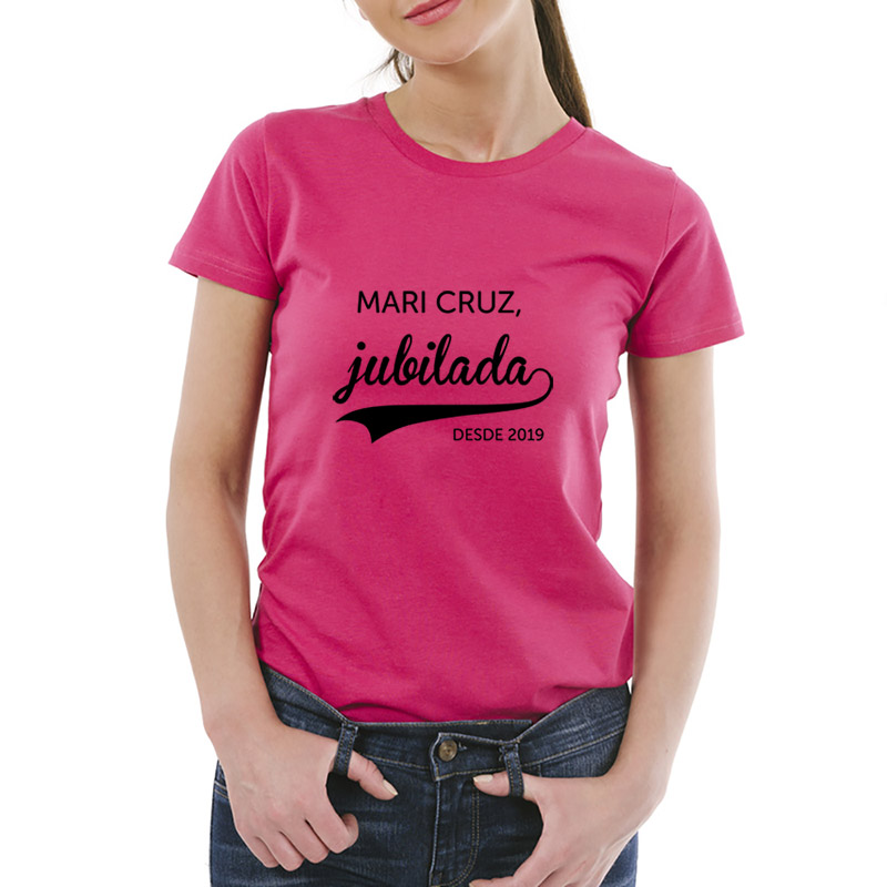 Regalos personalizados: Camisetas personalizadas: Camiseta personalizada para jubilada