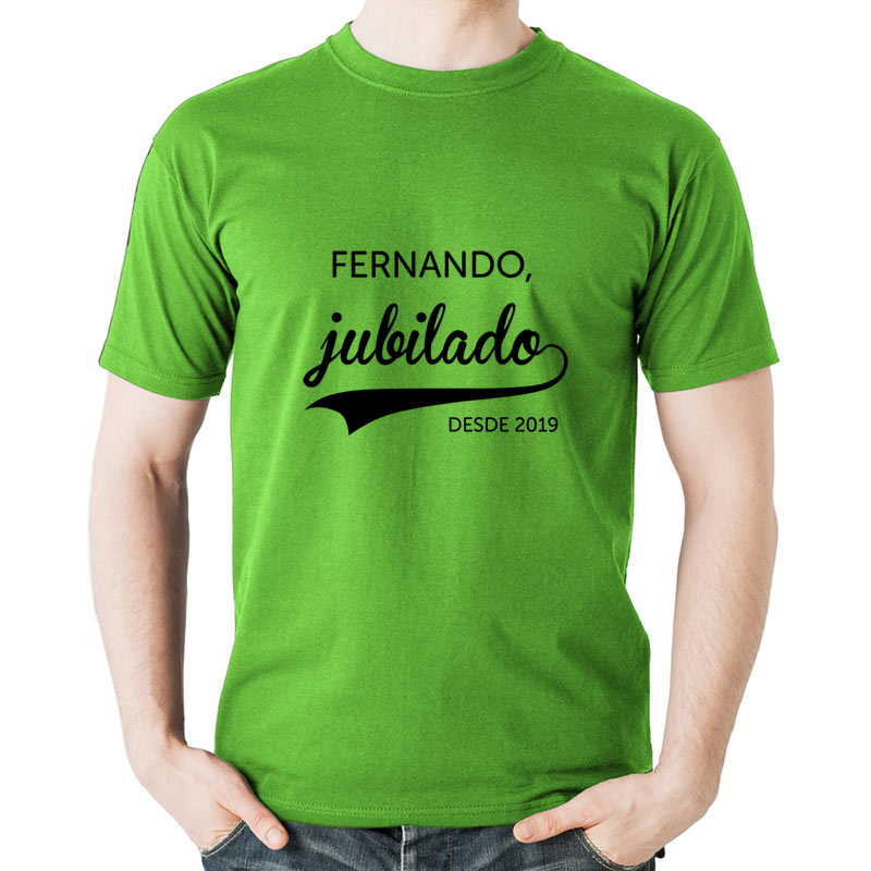 Regalos personalizados: Camisetas personalizadas: Camiseta personalizada para jubilado