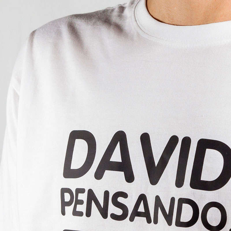 Regalos personalizados: Camisetas personalizadas: Camiseta BIO personalizada pensando