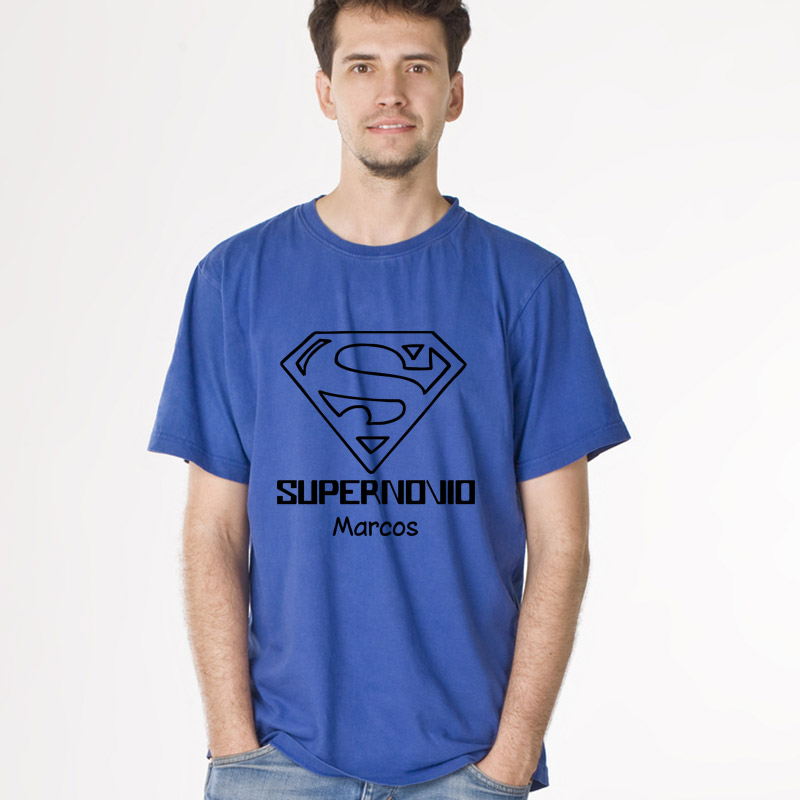 Regalos personalizados: Camisetas personalizadas: Camiseta personalizada SuperNovio