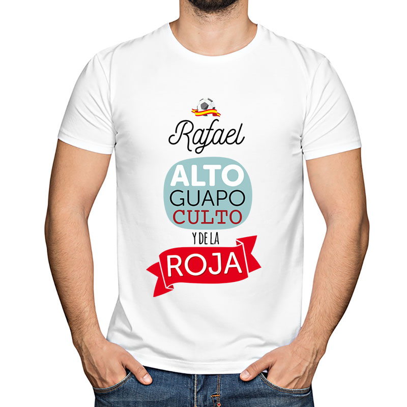 Regalos personalizados: Camisetas personalizadas: Camiseta personalizada Y de la roja