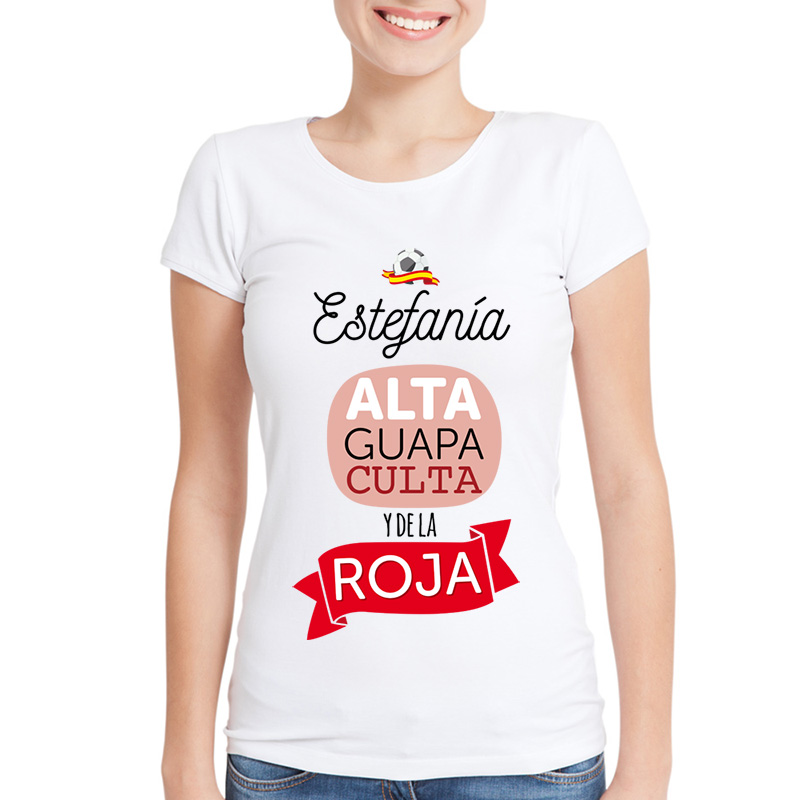 Regalos personalizados: Camisetas personalizadas: Camiseta personalizada Y de la roja