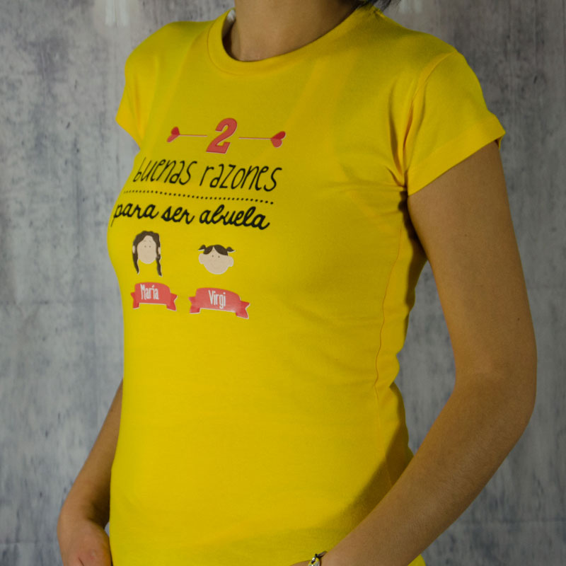 Regalos personalizados: Camisetas personalizadas: Camiseta razones para ser abuela