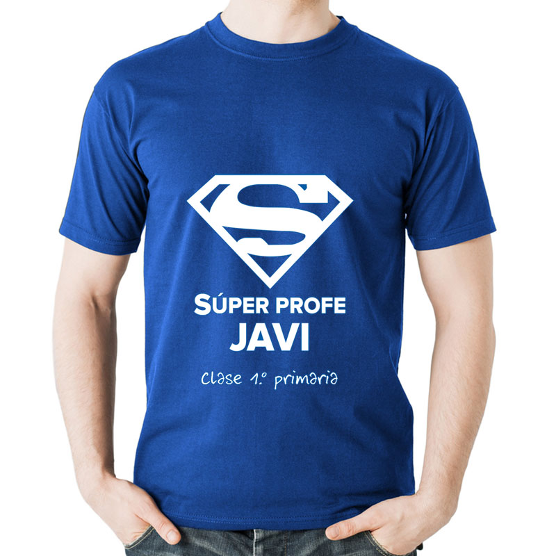 Regalos personalizados: Camisetas personalizadas: Camiseta Súper Profe para profesores