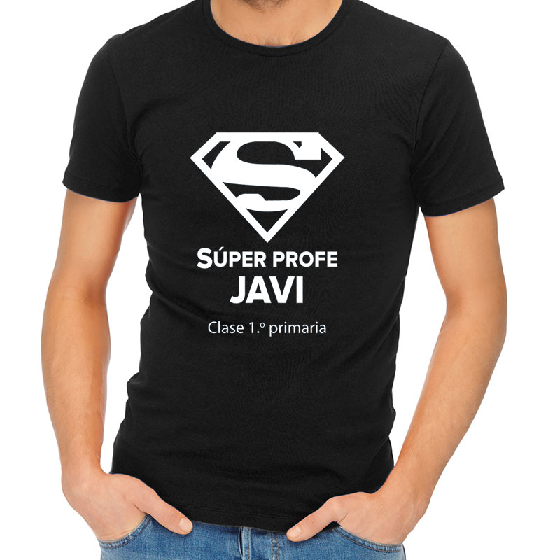 Regalos personalizados: Camisetas personalizadas: Camiseta Súper Profe para profesores