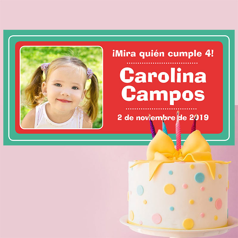 Cartel de Cumpleaños - Personalizado - Regalos - 70x100 cm