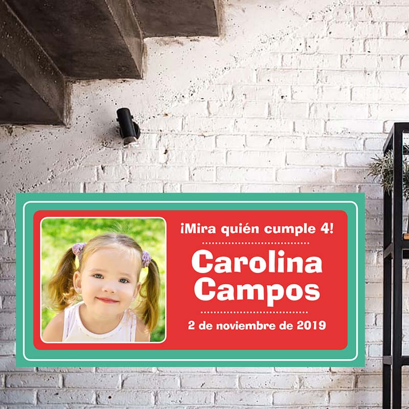 Regalos personalizados: Lienzos personalizados: Cartel personalizado para cumpleaños