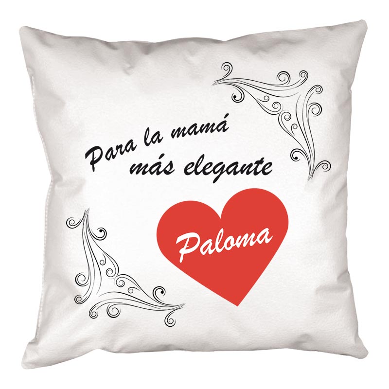 Regalos personalizados: Diseño y decoración: Cojín corazón personalizado