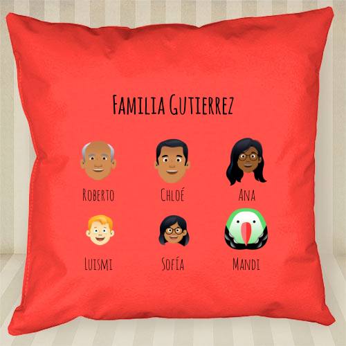 Regalos personalizados: Diseño y decoración: Cojín familia avatares