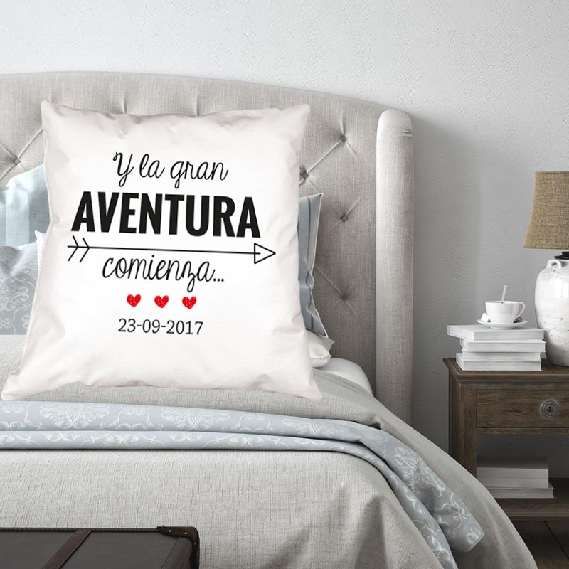 Regalos personalizados: Diseño y decoración: Cojín personalizado BODA