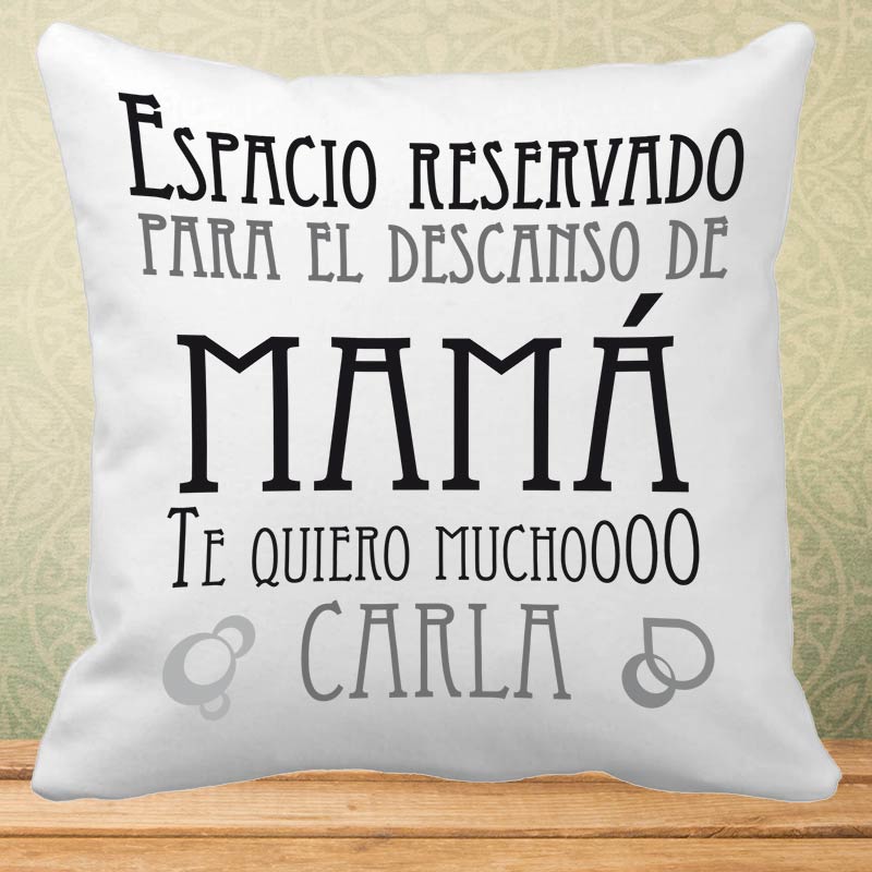 Regalos personalizados: Diseño y decoración: Cojín personalizado Mamá