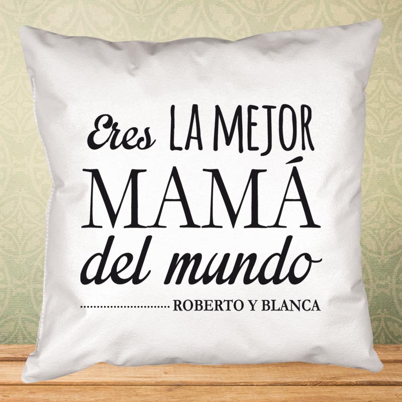 Regalos personalizados: Diseño y decoración: Cojín personalizado mejor mamá