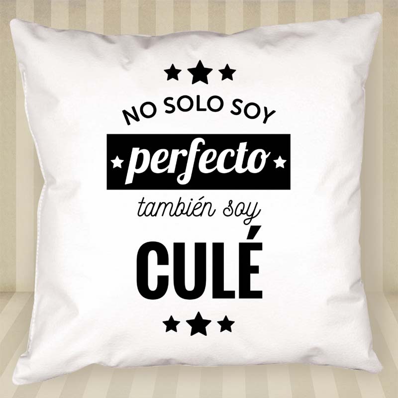 Regalos personalizados: Diseño y decoración: Cojín personalizado 'No solo soy perfecto'