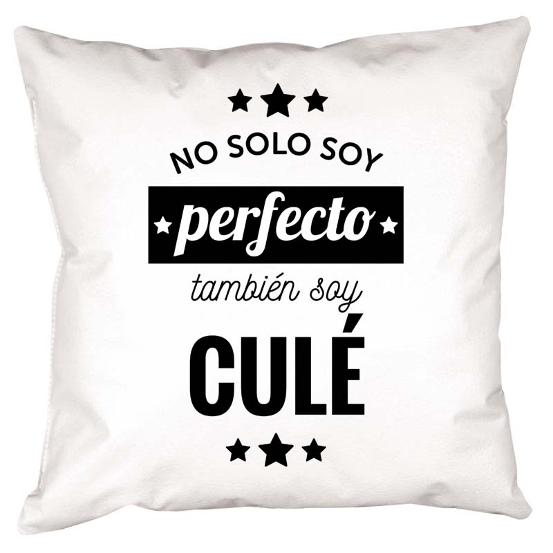 Regalos personalizados: Diseño y decoración: Cojín personalizado 'No solo soy perfecto'