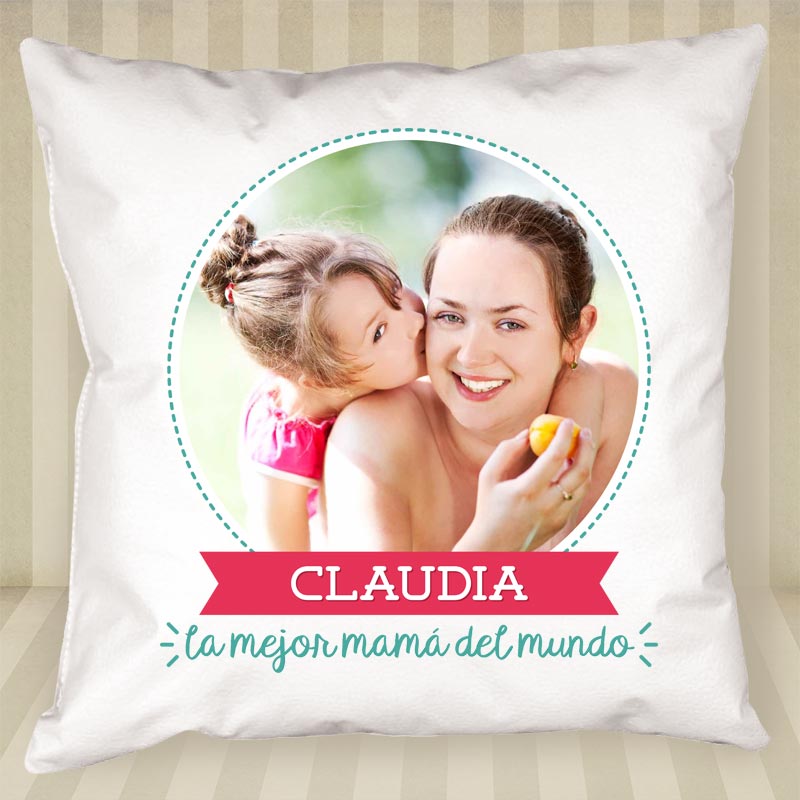 Regalos personalizados: Diseño y decoración: Cojín personalizado para mamá