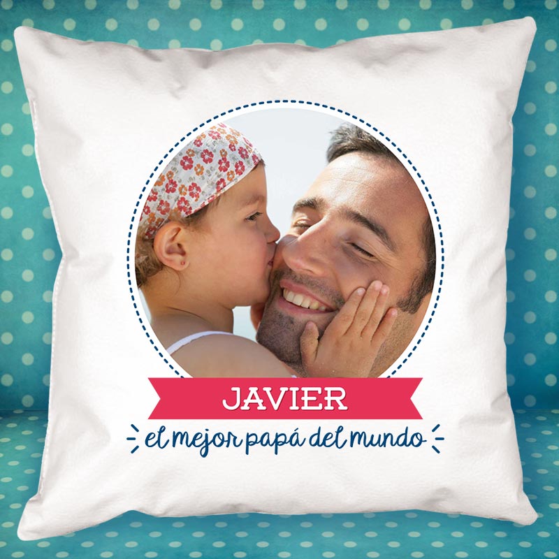 Regalos personalizados: Diseño y decoración: Cojín personalizado para papá