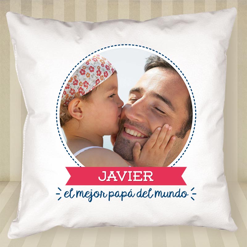 Regalos personalizados: Diseño y decoración: Cojín personalizado para papá