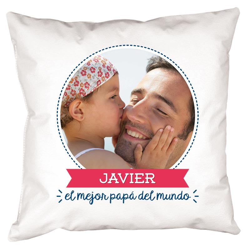 Regalos personalizados: Diseño y decoración: Cojín personalizado para papá