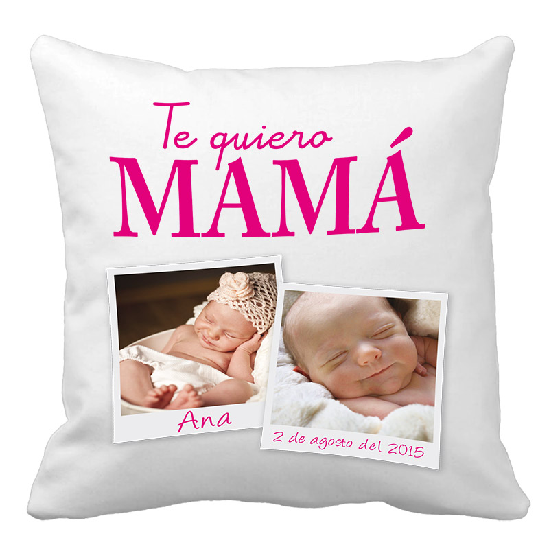 Regalos personalizados: Diseño y decoración: Cojín personalizado Te quiero mamá