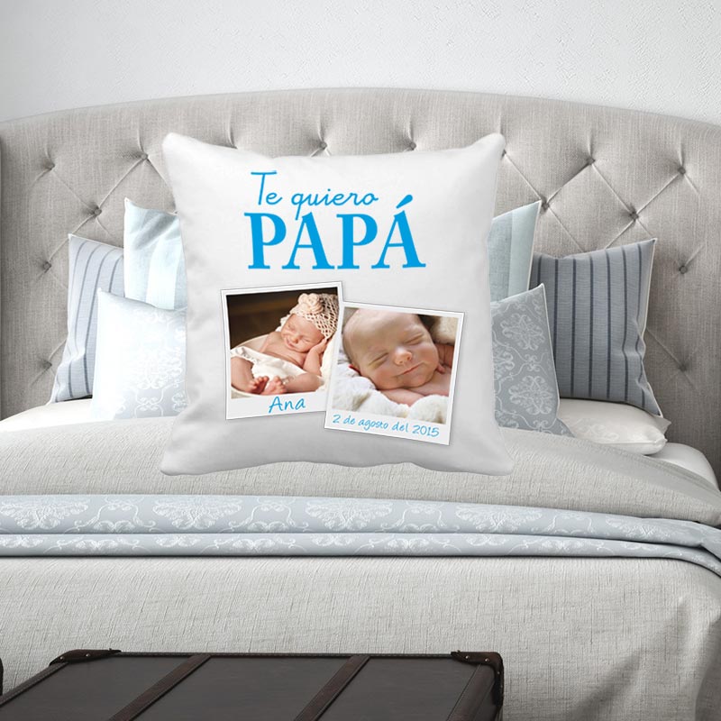 Regalos personalizados: Diseño y decoración: Cojín personalizado Te quiero papá