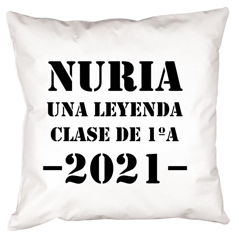 Regalos personalizados: Diseño y decoración: Cojín personalizado 'Una leyenda' para profesores