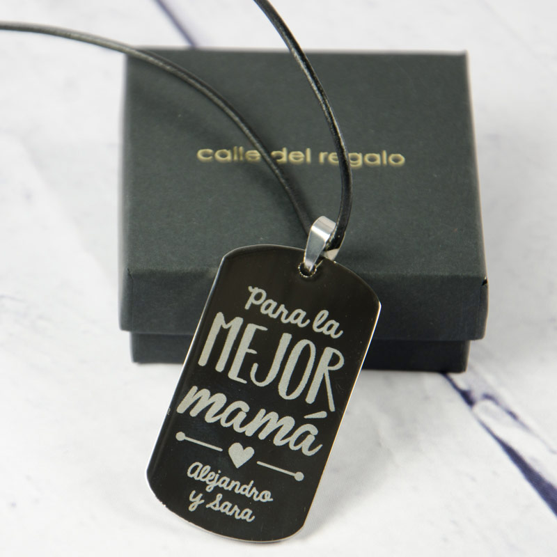 Regalos personalizados: Joyas personalizadas: Colgante personalizado la mejor Mamá