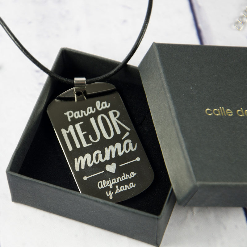 Regalos personalizados: Joyas personalizadas: Colgante personalizado la mejor Mamá