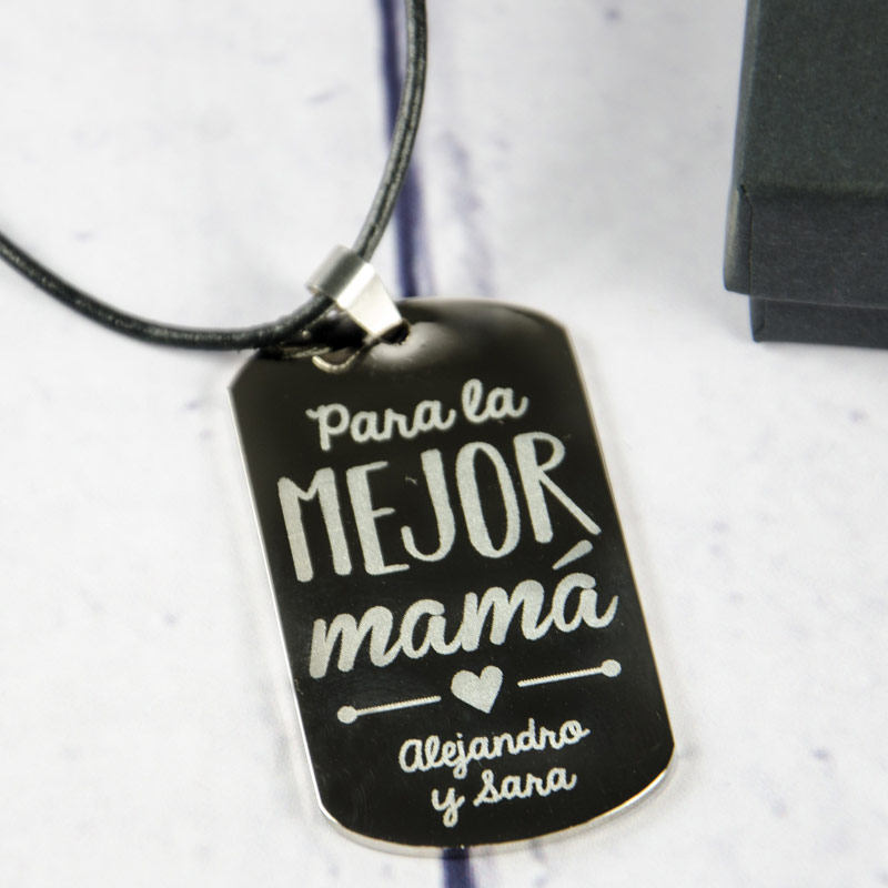 Regalos personalizados: Joyas personalizadas: Colgante personalizado la mejor Mamá