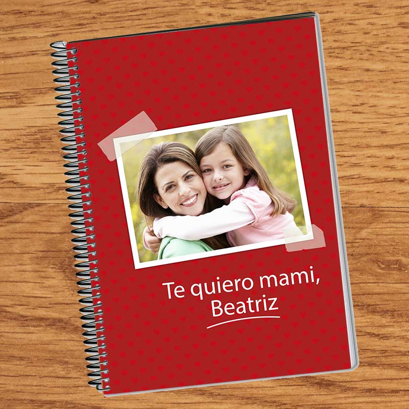 Regalos personalizados: Cuadernos: Cuaderno personalizado para mamá