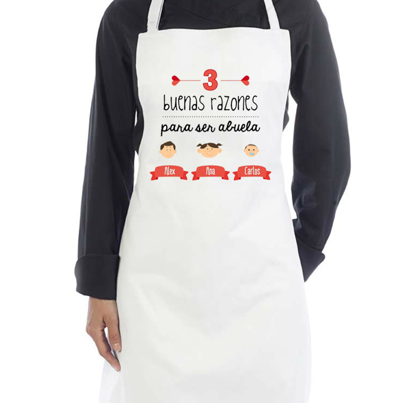 Regalos personalizados: Delantales personalizados: Delantal razones para ser abuela Regalos personalizados: Delantales personalizados: Delantal razones para ser abuela