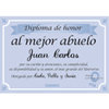 diploma azul