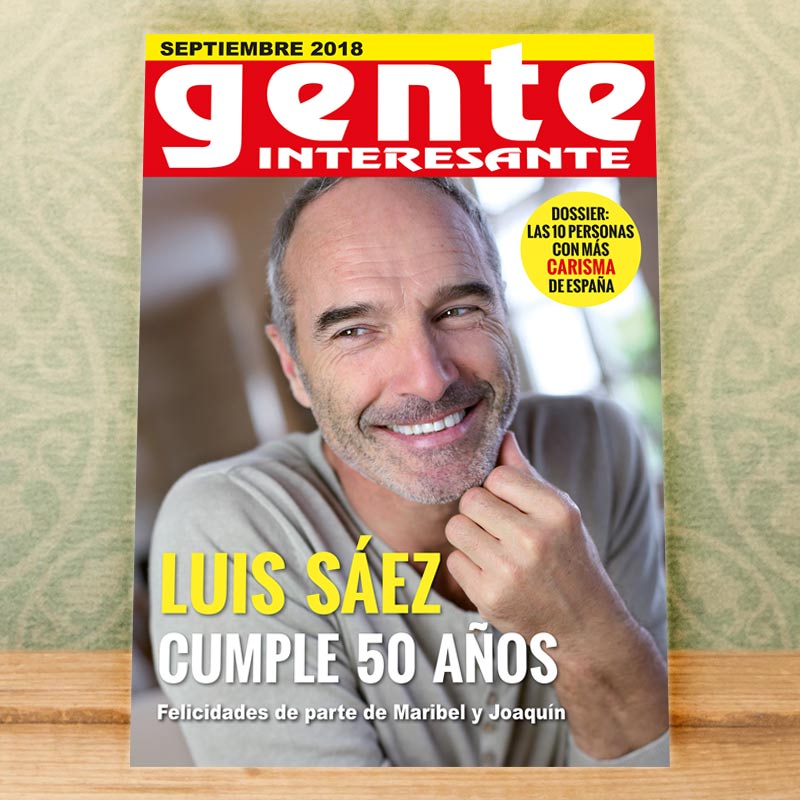 Regalos personalizados: Diseño y decoración: Falsa portada de revista cumpleaños