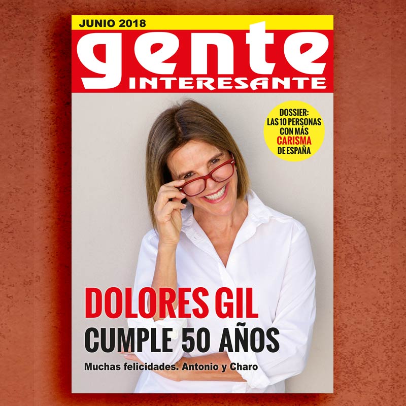 Regalos personalizados: Diseño y decoración: Falsa portada de revista 50 cumpleaños