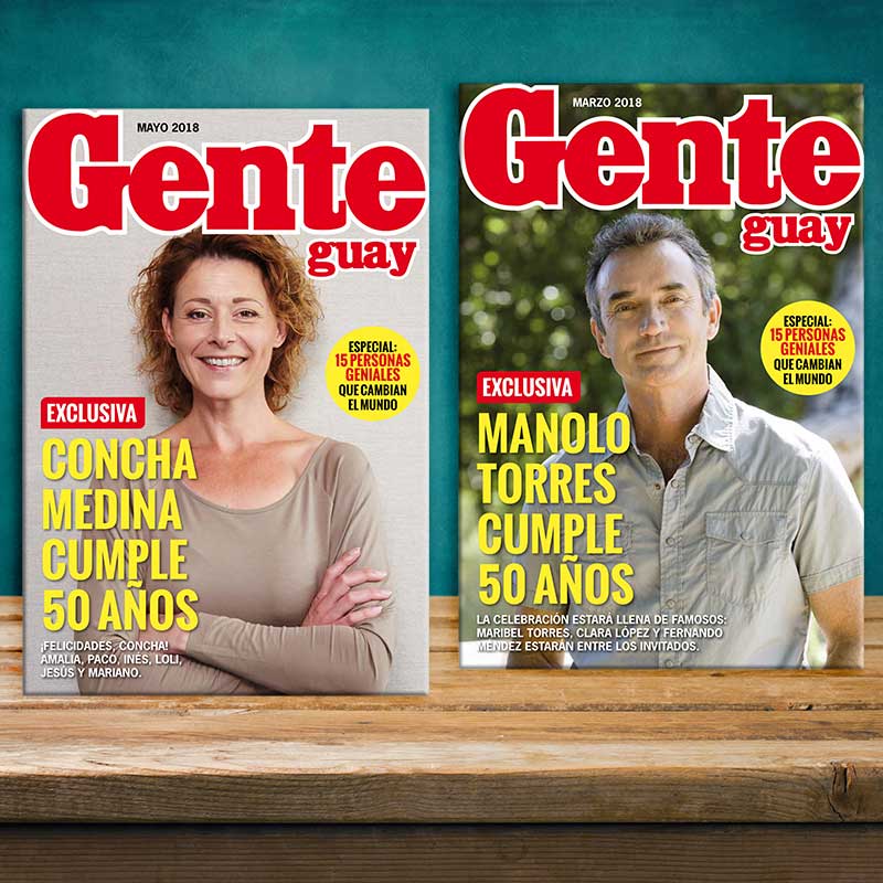 Falsa portada de revista Gente Guay