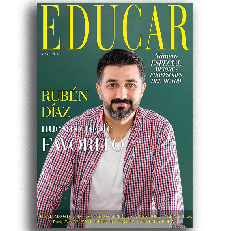 Regalos personalizados: Regalos con fotos: Falsa portada de revista para profesores