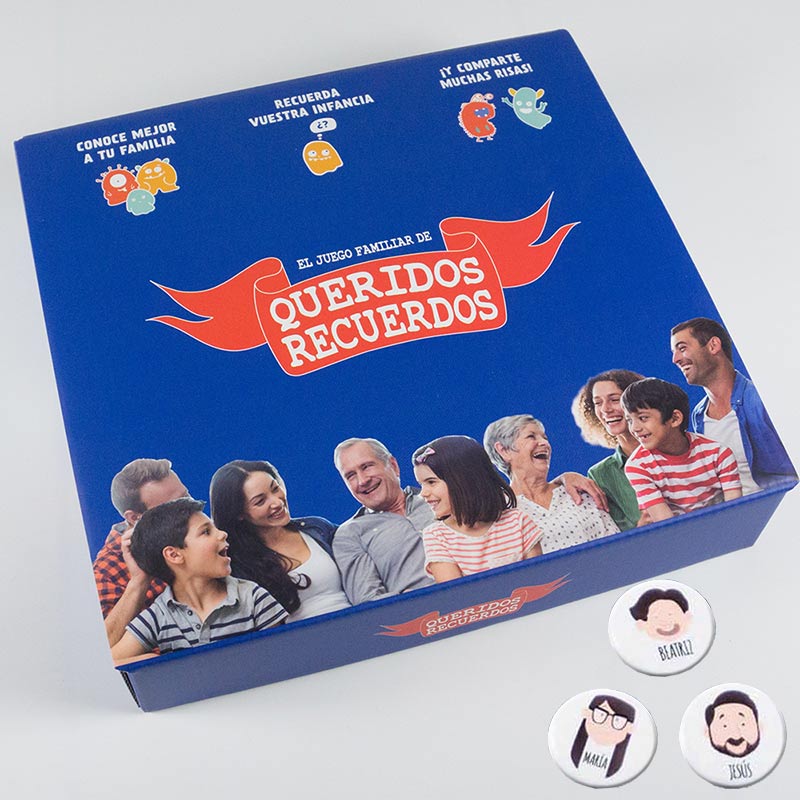 Regalos personalizados: Regalos con fotos: Juego familiar personalizado con avatar