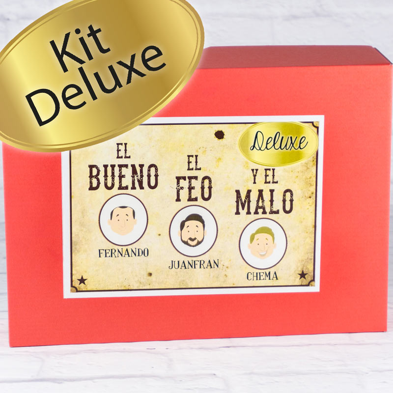 Regalos personalizados: Kits regalo: Kit 'El bueno, el feo y el malo Deluxe' 