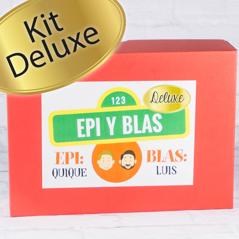 Regalos personalizados: Kits regalo: Kit 'Epi y Blas Deluxe' personalizado