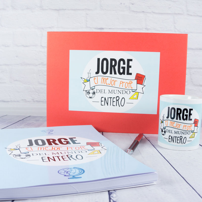 Regalos personalizados: Kits regalo: Kit personalizado 'Mejor Profe'