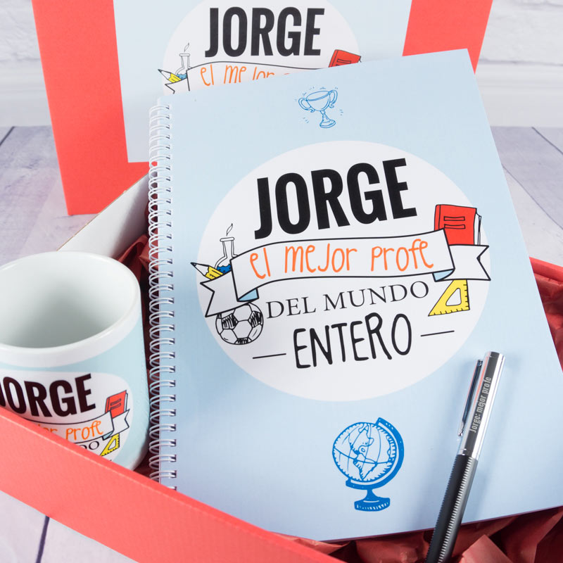 Regalos personalizados: Kits regalo: Kit personalizado 'Mejor Profe'