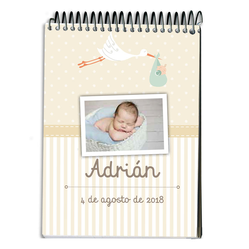 Regalos personalizados: Cuadernos: Libreta personalizada para regalar en bautizo